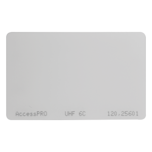 Tag UHF tipo Tarjeta para lectoras de largo alcance 900 MHZ / EPC GEN 2 / ISO 18000 6C / No imprimible / NO incluye porta tarjeta