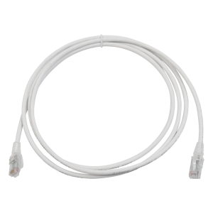 Patch Cord MC6 Modular Cat6 UTP, CM/LS0H, 2.13 Metros (7 Pies), Color Blanco, Versión Bulk (Sin Empaque Individual)