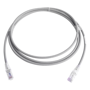 Patch Cord MC6 Modular Cat6 UTP, CM/LS0H, 2.13 Metros (7 Pies), Color Gris, Versión Bulk (Sin Empaque Individual)