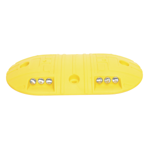 Boya D / Plastico Duradero / Amarilla / 4 Orificios / LEDS REFLEJANTES / 20 Toneladas.