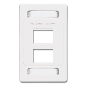 Placa de Pared Modular MAX, de 4 Salidas, Color Blanco