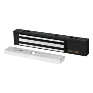 Chapa Magnética 600 Lbs / Led de Estatus / Color Negro / Libre de Magnetismo Residual / Sensor de Adherencia / Diseño Elegante