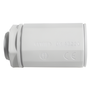 Conector de tubería rígida a caja (Racor), PVC Auto-extinguible, de 16 mm