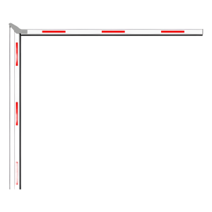 Brazo Articulado 3 mts (1.5+1.5) para Barreras Hikvision Serie DSTMG520 / Requiere Enganche Articulado