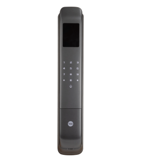 Cerradura Digital Cornelius / Reconocimiento Facial 3D / Sensor de Huella con IA / Capacidad de 100 Huellas, 20 Face ID, 100 Tarjetas MIFARE / Doble Verificación / Bloqueo Automático / Modo Niños / IP54 / Aleación de Aluminio