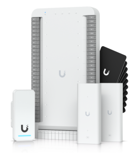 Kit de Inicio para Ascensor UniFi Access / PoE para Selección de Piso / Hasta 18 Pisos / Incluye Elevador Hub / G2 Lector / 2 Extensores PoE / 10 Tarjetas de Acceso / Interior y Exterior / NDAA Cumple