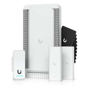 Kit de Inicio para Ascensor UniFi Access / PoE para Selección de Piso / Hasta 18 Pisos / Incluye Elevador Hub / G2 Lector / 2 Extensores PoE / 10 Tarjetas de Acceso / Interior y Exterior / NDAA Cumple