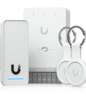 Kit de Inicio UniFi Access G3 / Gestión de Accesos para Puertas / Lectores y Teclados NFC / PoE++ / Certificaciones CE, FCC, IC, UL