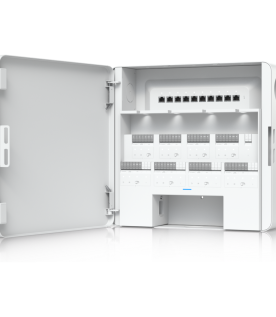 Enterprise Access Hub/Concentrador de Acceso Empresarial con Control de Entrada y Salida de hasta 8 Puertas y Soporte de Respaldo de Batería