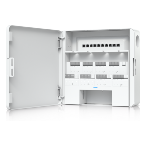 Enterprise Access Hub/Concentrador de Acceso Empresarial con Control de Entrada y Salida de hasta 8 Puertas y Soporte de Respaldo de Batería