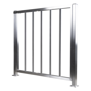 Puerta de Acero Inoxidable de Medio Cuerpo / Paso de 100 Centímetros de Ancho Ideal Para Dar Accesos que no Caben Por su Torniquete / Altura de 90 Centímetros