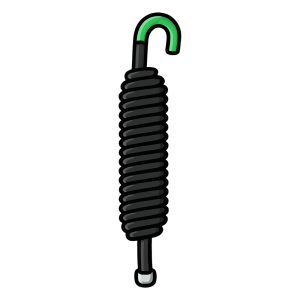 Resorte VERDE para Barreras Vehiculares Hikvision DS-TMG520
