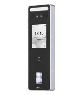 Terminal Biométrica Facial / 500 Rostros 3,000 Huellas / Pantalla 2.4" / IP65 / ADMS / ZKBio Zlink