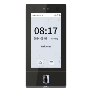 Terminal Biométrica Facial / Pantalla Táctil 7" / 50,000 Usuarios / Huella en Vidrio / IP65 / Videoportero SIP / TCP/IP WiFi RS485