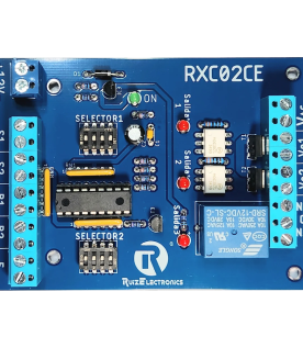 Controlador de Esclusas con cerraduras eléctricas para 2 Puertas / Alimentación 12VDC / Temporizadores Programables 0-30 seg / Entradas NC y NA / Salidas de Pulso 2 seg / Función Emergencia