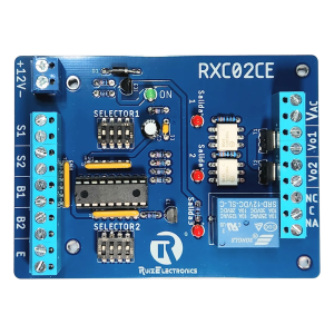 Controlador de Esclusas con cerraduras eléctricas para 2 Puertas / Alimentación 12VDC / Temporizadores Programables 0-30 seg / Entradas NC y NA / Salidas de Pulso 2 seg / Función Emergencia