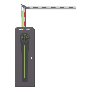 Barrera Vehicular con Brazo Articulado Iluminado Led 3 mts INCLUIDO (1.5 + 1.5) / Derecha / Alto Desempeño / Brushless / Semáforo Rojo-Verde en Gabinete / Incluye 2 Controles Remotos