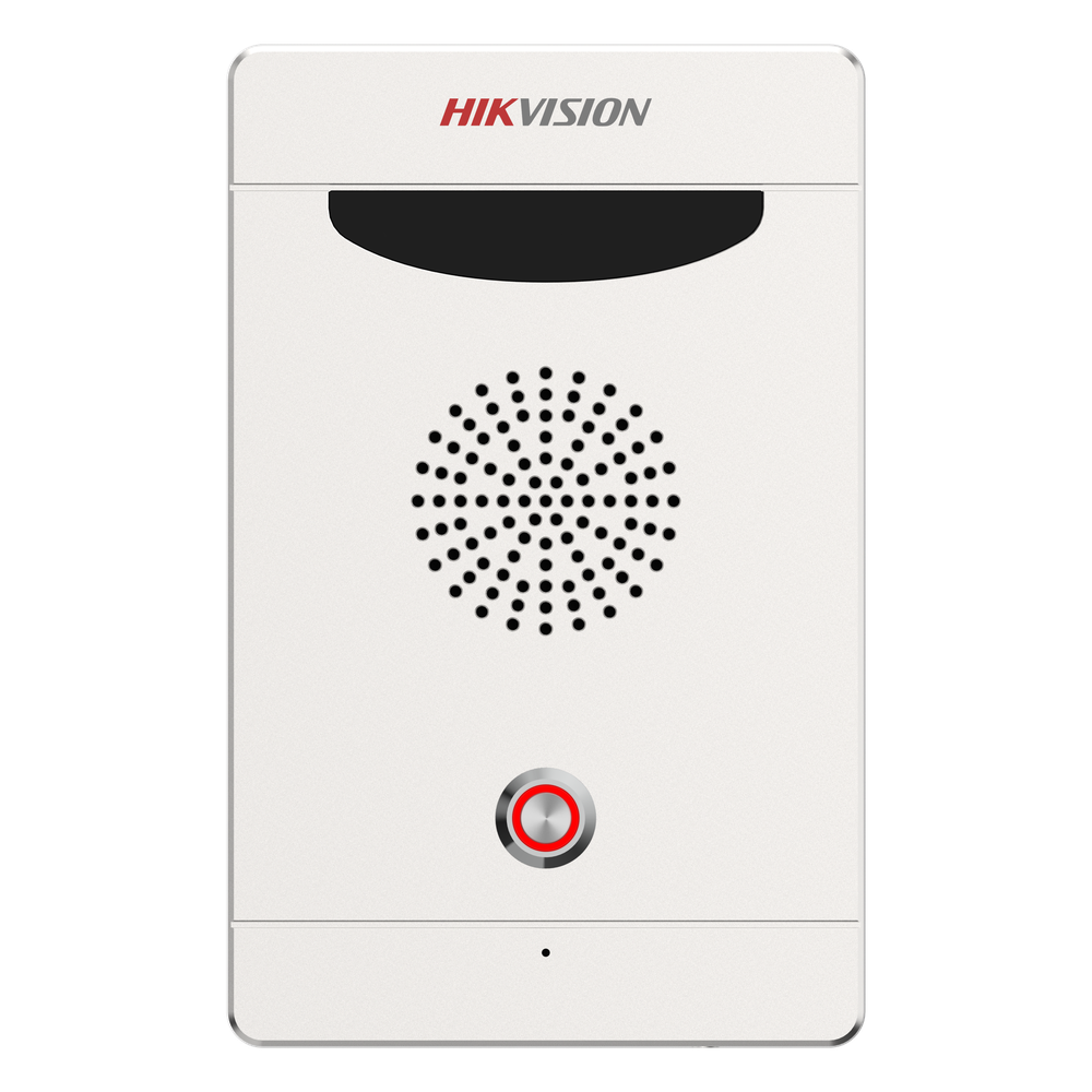 Estación de Alarma de Pánico / Audio Bidireccional / Altavoz 3W Integrado / Micrófono Omnidireccional / 2 Entradas y 2 Salidas de Alarma / IP65 IK08 / Montaje Pared y Empotrado / Exterior Aluminio