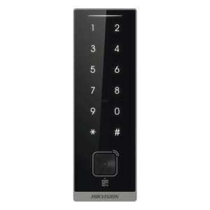 Teclado Esclavo con Lector de Tarjetas Virtuales Bluetooth y Códigos QR / Tarjetas MIFARE y PROX EM / Contraseñas / RS-485 Wiegand OSDP / Frecuencias 13.56 MHz y 125 KHz / Autenticación Tarjeta PIN QR Bluetooth / Táctil