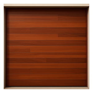 Puerta de Garage de Alta Calidad / Estilo Americano / Acabado Laminado PREMIUM / Color Madera Clara / 16x9 Pies.