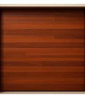 Puerta de Garage de Alta Calidad / Estilo Americano / Acabado Laminado PREMIUM / Color Madera Clara / 18x9 Pies.
