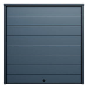 Puerta D / Garage D / Alta Calidad / Linea Central / Color GRIS /  acabdo DELUXE / 16X9 pies / AISLADA / Estilo Americana.
