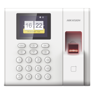 Checador de Huella con Batería de Respaldo / 1,000 Huellas / 100,000 Eventos / LCD 2.4 Pulgadas / TCP-IP / USB / Lector EM 125 kHz / iVMS-4200