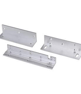 Kit de montajes Z y L para Cerradura Magnética HIKVISION / Compatible con DS-K4H258S / Uso en Puerta de Madera y Metal