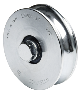 Rueda de 14 cm SIN Soporte / Soporta hasta 550 kg / Canal Tipo "U"
