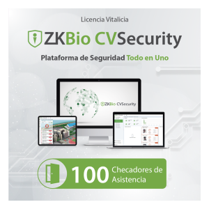 Licencia para ZKBio CVsecurity permite gestionar hasta 100 dispositivos para tiempo y asistencia