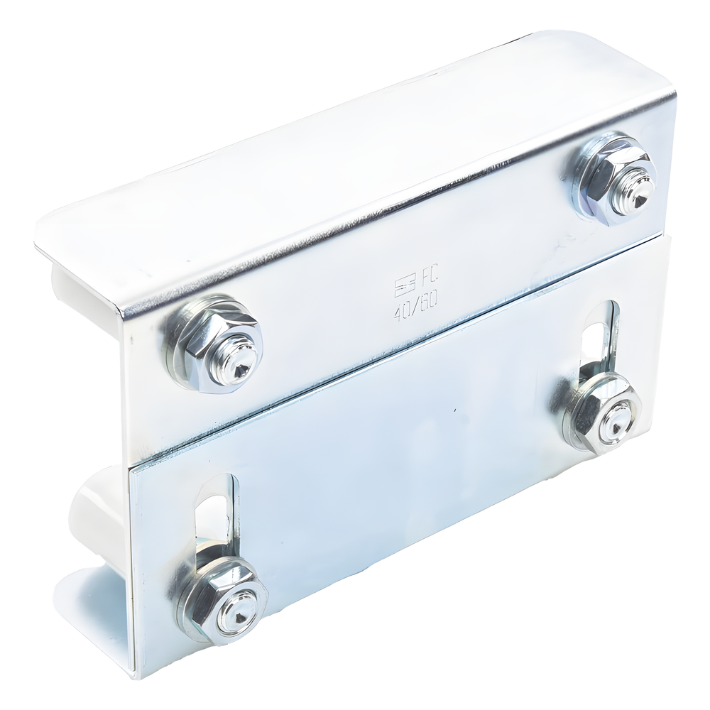 Guia Superior Ajustable Para Puertas Corredizas Con 4 Rodillos de 30 mm