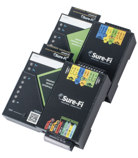Convertidor de lectora para control de acceso (cableado a inalámbrico) / 1 Wiegand / 2 Relevadores / 2 Entradas / Atraviesa hasta 1.6 KM En Construcción o Material