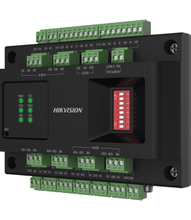 Expansor de 2 Puertas para Paneles de Control de Acceso DS-K27 Series / Comunicación RS-485 / 4 Entradas y 2 Salidas Auxiliares