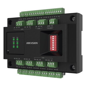 Expansor de 2 Puertas para Paneles de Control de Acceso DS-K27 Series / Comunicación RS-485 / 4 Entradas y 2 Salidas Auxiliares
