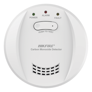 (HikFire) Detector de Monóxido de Carbono / Sensor Electroquímico Avanzado / Alarma Visual y Audible