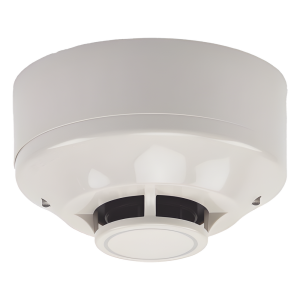 Detector de calor inalámbrico direccionable de temperatura fija a 135 °F, serie SWIFT, con base incluida