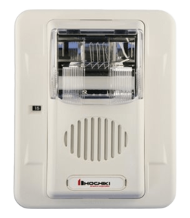 Sirena Estrobo, 24 Vcd, Multi-Candela 15 hasta 110 cd, Montaje En Pared, Color Blanco, Serie HEC3 (0500-06030)