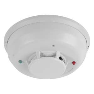 Detector de humo fotoeléctrico de 4 hilos con sensor térmico aislado, sirena y relevador, serie i3