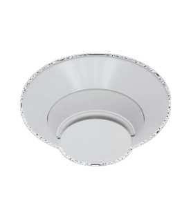 Detector de Humo Fotoeléctrico Direccionable / 15-32 VCC / Cámara Óptica de Alta Sensibilidad / Compatible Fire-Lite, Silent Knight y Farenhyt / Base Incluida / Blanco