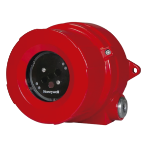 Detector de llama industrial triple infrarrojo IR3 con anillo LED de estado, campo de visión de 90° y alcance hasta 60 m