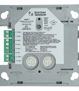 Módulo de Sincronización Inalámbrico / Compatible con Paneles Notifier, Fire-Lite, Silent Knight y Farenhyt / Incluye Baterías