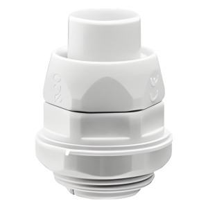 Conector (Racor) de tubería flexible a caja, PVC Auto-Extinguible de 50 mm, IP55