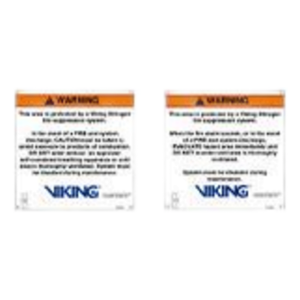 Señalamiento de Advertencia Interior Nitrogeno | Sistemas de Extinción Oxeo