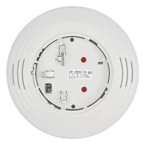 Base sonora inteligente direccionable para detector de humo, volumen y tono configurables desde el panel, color blanco