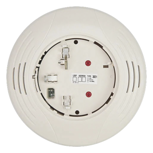 Base sonora estándar para detector de humo, tono seleccionable por jumper, compatible con base B501BH, color marfil