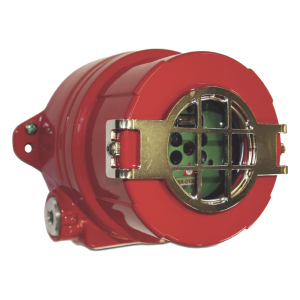 Detector de flama multiespectro UV y doble IR/Visible, cono de visión de 90 grados, alcance mayor a 60 metros, salida 4-20 mA y ModBus RS-485