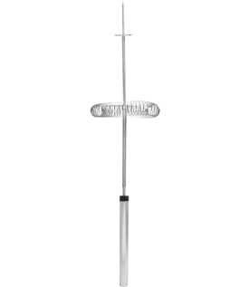 Pararrayos Dipolo Corona / Acero Inoxidable / Radio Protección 72° / 1.7 m (5.6 ft) / NMX-J-549 / NOM-001-SEDE