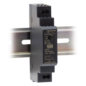 Fuente de Poder Industrial Ultra Delgada Riel Din 12Vcc, 15W