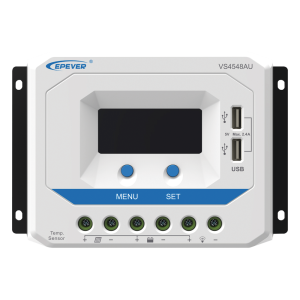 Controlador Solar de Carga PWM 12/24/36/48 V 45 A, Salida USB, con Display