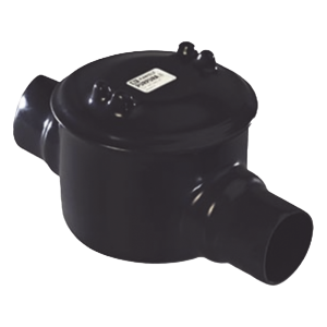Caja para Áreas Peligrosas con Tapa Tipo GRC de 3/4" (19 mm) con Recubrimiento de PVC e  Interior de Uretano.